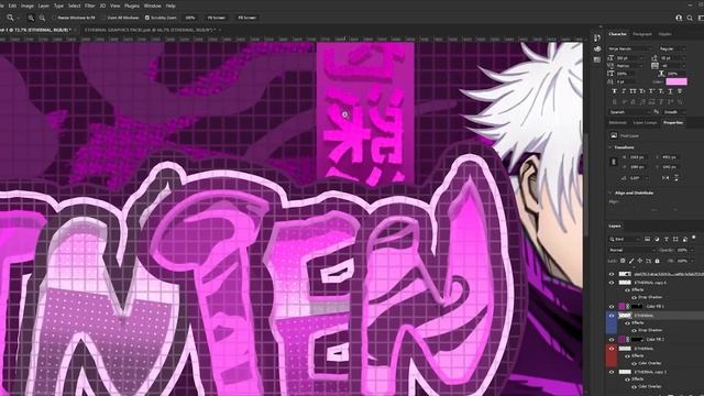 Gojo Anime Header Speedart | How To Make Anime Header in Photoshop in 2023! смотреть онлайн