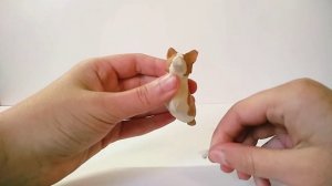 ? собака из пластилина.вельш-корги кордиган