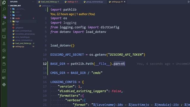 Loading commands automatically from files with discord.py 2