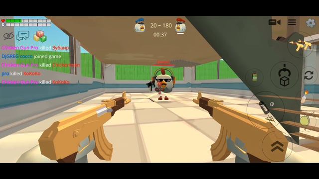 Chicken Gun Game || Pro VS Hacker || Town3 - Maps || Level # 813 || Best Online Amazing Games смотреть онлайн