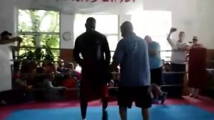 Открытая тренировка Роя Джонса в Риге (24.07.2014)