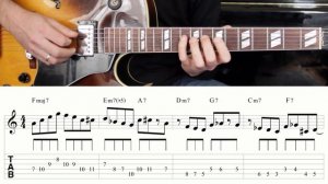Bird Blues in F - Improvisation #2 - Jazz Guitar Solo