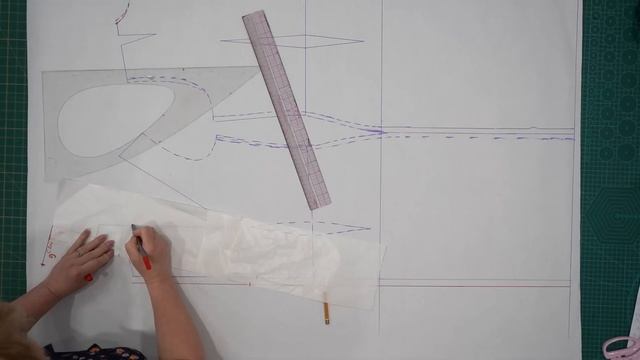 Урок 93. Английский воротник . Построение на выкройке. Сто Шагов Портного