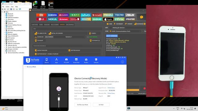 Iphone 7/ 7 Plus Passcode/Disabled Bypass Done By Unlocktool || Iphone 7 Disabled  Bypass Unlocktoo