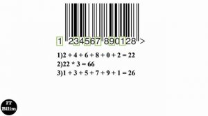 Laboratory work 12 on ICT. How to calculate the check digit of a barcode