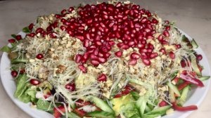 Грузинский салат Саперави с соусом айоли ?