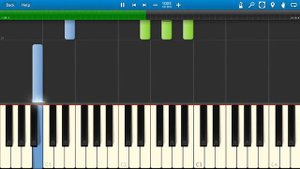 Любовь Успенская - Кабриолет (на пианино Synthesia)