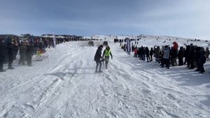 Зимние гонки. Царь горы на багги.