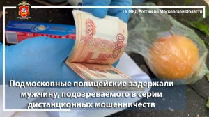 Подмосковные полицейские задержали мужчину, подозреваемого в серии дистанционных мошенничеств