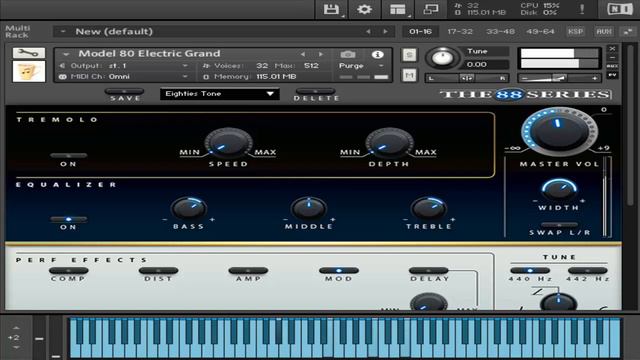 LIBRERIA YAMAHA ELECTRIC GRAND PIANO KONTAKT 6   ( 2 GB )