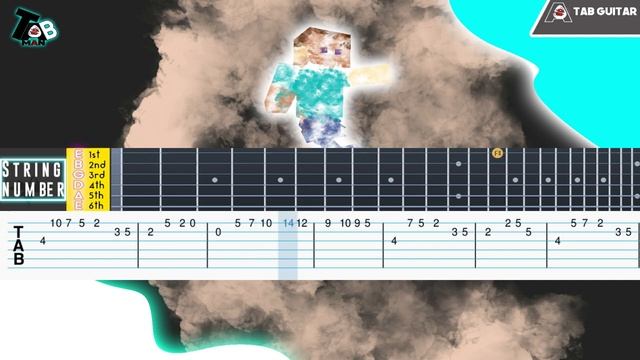 Sweden (C418) - Minecraft Guitar Tutorial Tab смотреть онлайн