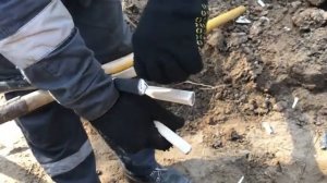 Разделка кабеля для установки соединительной муфты