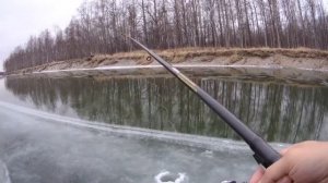 ловля гольца, река Хасын.