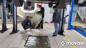 установка защиты на BYD Tang
