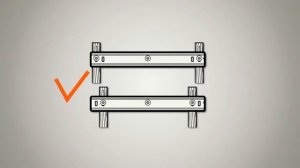 Монтаж кронштейна для ТВ Vogel's THIN 205