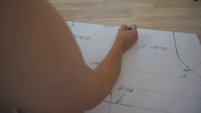 Как сшить комбинезон/Комбинезон без выкройки/Как кроить шорты и брюки