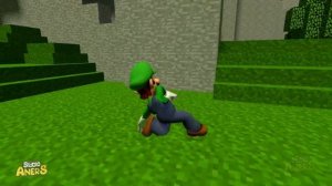 Garry's Mod not ordinary ragdolls Mario VS Luigi jumps and falls on Minecraft maps