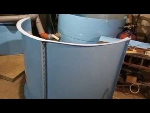 Сборный бассейн из полипропилена.