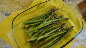 Roasted Green Asparagus with Garlic