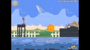 Angry Birds Seasons Back to School 1-16 100% Feather Mighty Eagle Walkthrough