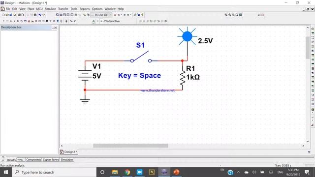 Use of Switch , LED and Probe In MULTISIM смотреть онлайн