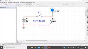 Use of Switch , LED and Probe In MULTISIM