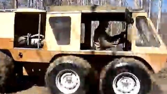 Самодельный шестиколёсный вездеход