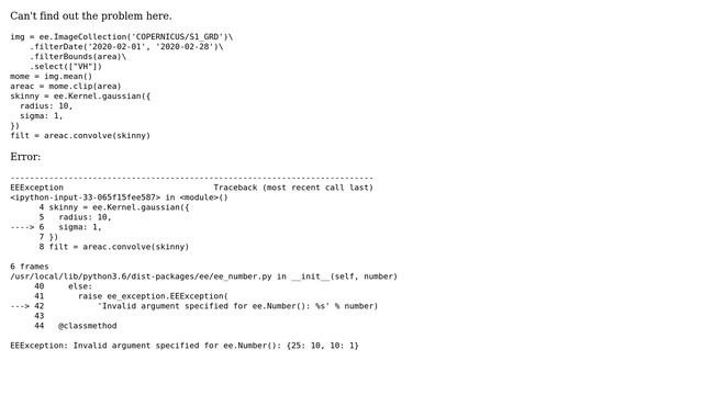 GIS: What is the problem here. Google Earth Engine Error Python смотреть онлайн