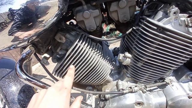 Yamaha Virago 535#регулировкаклапанов #ямяха вираго 535#?