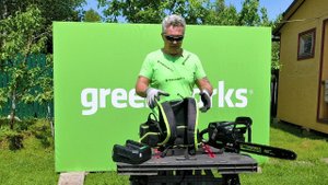Ранцевый аккумулятор Greenworks GC82B10BP 82V (артикул 2914807)