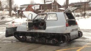 Гусеничный вездеход на базе оки