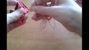 Пышные бантики из атласной ленты в горох 2,5 см. Канзаши. Мастер класс DIY Kansashi