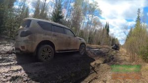 Nissan Patrol Y62 - Off Road - По грязи едем