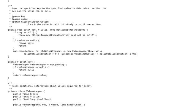 Code Review: ConcurrentDecayingHashMap＜K,V＞, a concurrent decaying HashMap смотреть онлайн