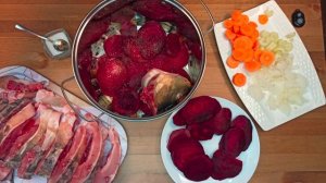 Карп по-еврейски!!!#Карп#Рыба#Заливное#Свекла