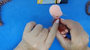 МК Малипусечка. 4 часть. Куколка связана спицами.