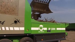 Мобильный измельчитель/дробилка Willibald EP для измельчения древесных отходов