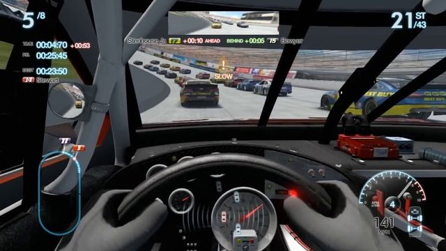 Nascar the game 2013 - Dover Round-2 Race final. (Бешеные аварии!) смотреть онлайн