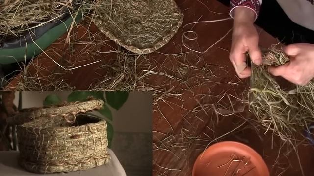 Ремёсла: Плетение из сухих луговых трав-сена