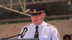 Церемония вручение погон в РФМУ МВД России