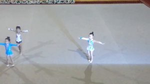 Художественная гимнастика 4-5 лет .Часики.