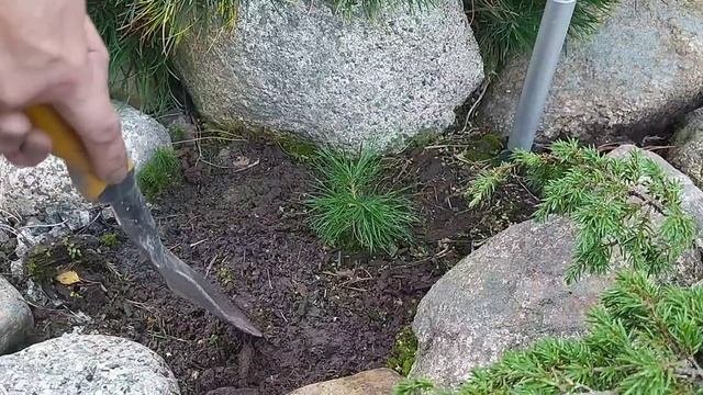 Ещё один вид альпинария.Чешская скалка своими руками.