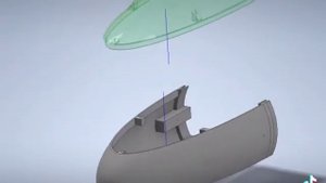 Соборочные чертежи носа самолёта в Autocad 3d и Autodesk Inventor