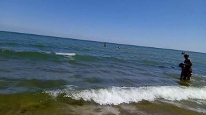 Дербент. море. пляж. лето