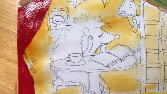 Уроки рисования для детей и взрослых. Ёжик. Неделя «Пробуждение весны». Интересно о ежах смотреть онлайн