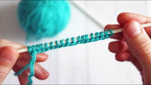 Начальный набор петель на спицы