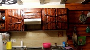 Обзор КУХНИ в деревенском стиле своими руками