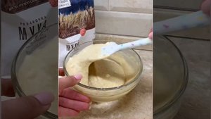Банановые барни для самых маленьких. Без разрыхлителя, без сахара.