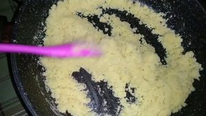 ХАЛВА ИЗ МАНКИ. НА СКОВОРОДЕ!  ВОСТОЧНАЯ СЛАДОСТЬ ИЗ ЧЕТЫРЕХ ИНГРЕДИЕНТОВ.