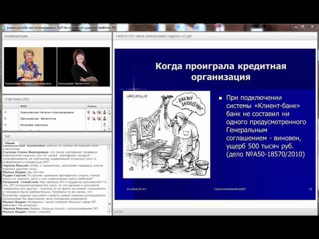 Судебная практика: Применение электронных документов, подписанных электронными подписями
